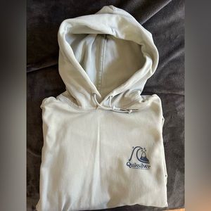 Large Quiksilver White Hoodie